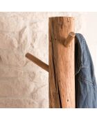 Porte-manteau Sandy bois naturel  - 45x45x181 cm