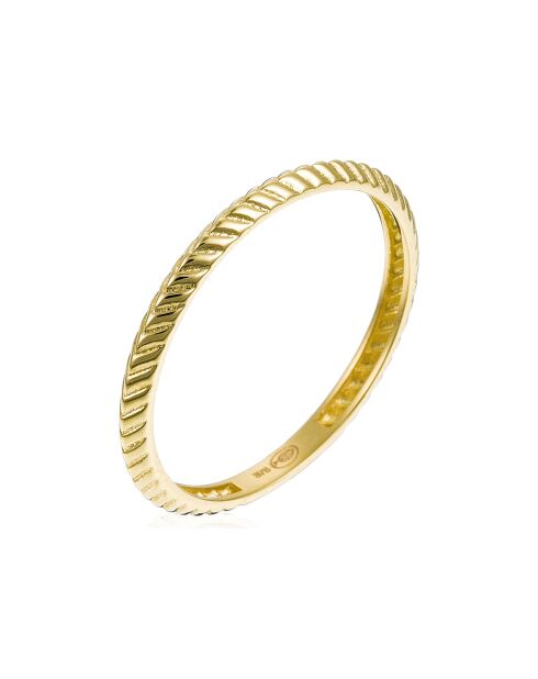 Bague Plissée or jaune