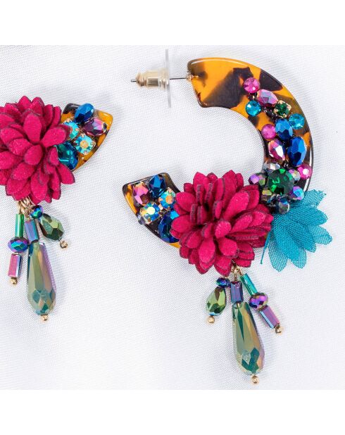 Veelkleurige oorringen van Barocca