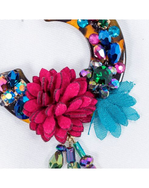 Veelkleurige oorringen van Barocca