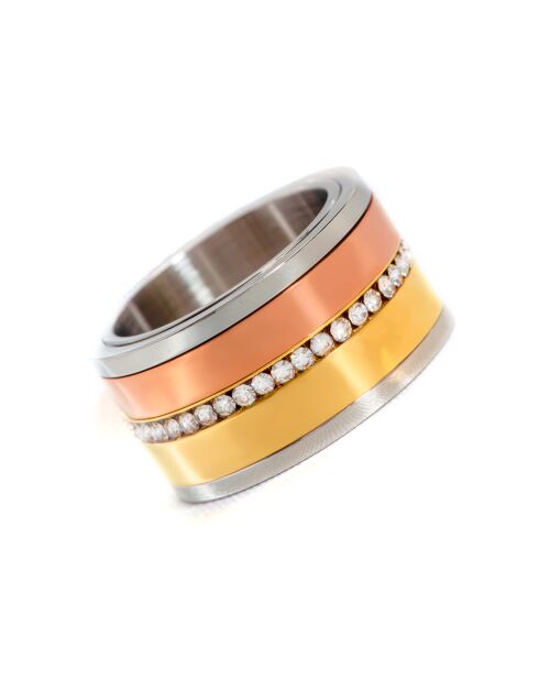 Anillo Muscari de plata/oro/oro rosa