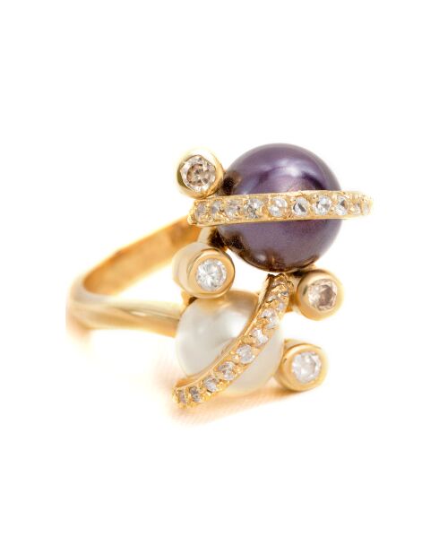 Bague Pearls With You dorée