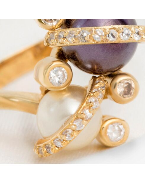 Bague Pearls With You dorée