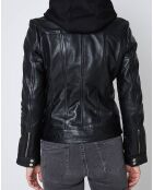 Chaqueta Loirehood de piel negra