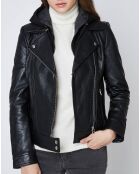 Chaqueta Loirehood de piel negra