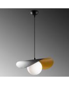 Lustre Vatoz  noir/blanc - 32x38x105 cm