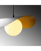 Lustre Vatoz  noir/blanc - 32x38x105 cm
