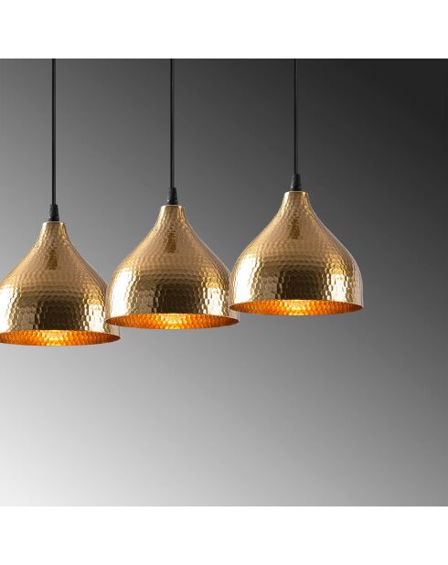 Vintage tattoo hanglamp - 68x18x114 cm