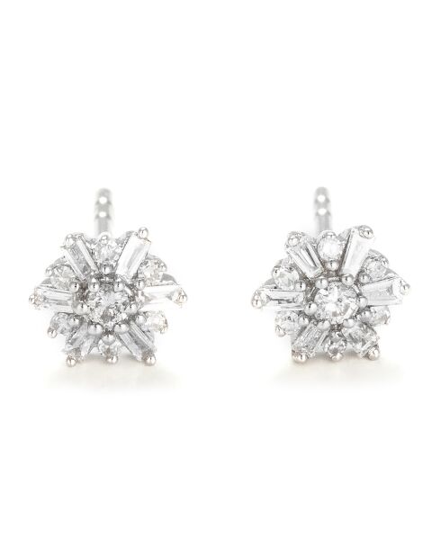 Boucles d'oreilles Estrella Diamant 0.15 ct or blanc