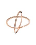 Bague Magnifica Diamants 0.20 ct or rose