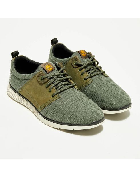 Sneakers en Cuir & Textile Oxford Killington kaki