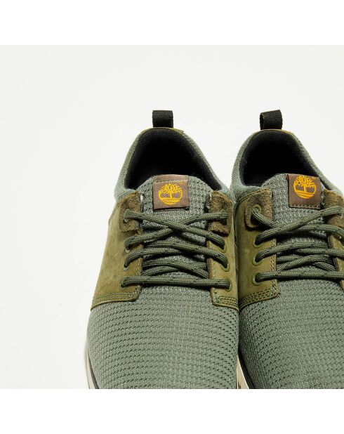 Sneakers en Cuir & Textile Oxford Killington kaki