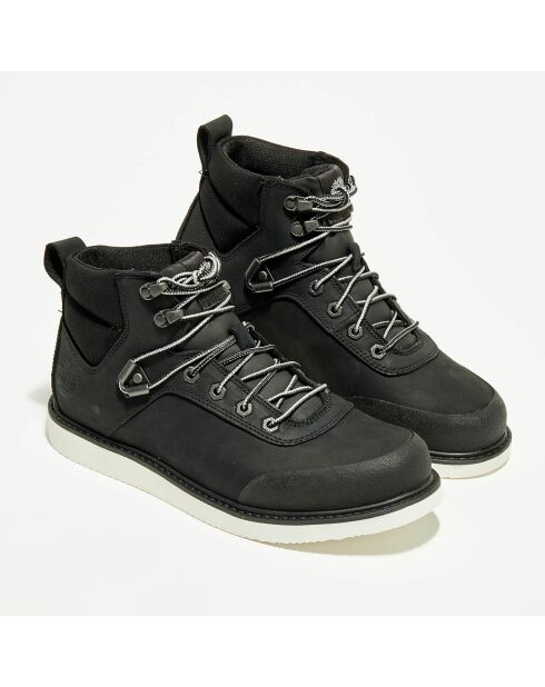 Chukka Boots en Cuir & Textile Newmarket noires