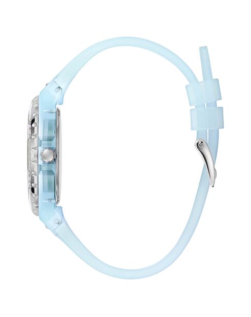 Montre Femme Limelight en Plastique & Cristaux ajourés bleue