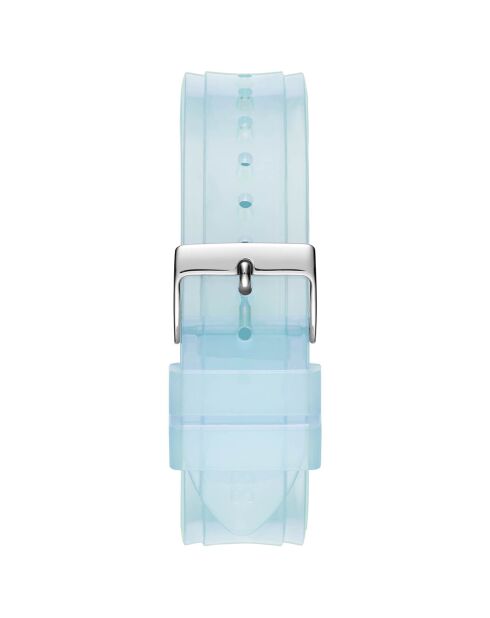 Montre Femme Limelight en Plastique & Cristaux ajourés bleue