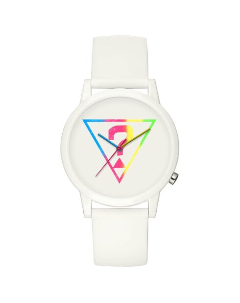Montre Femme Hollywood en Silicone blanche
