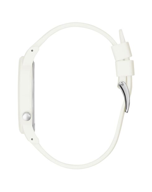 Montre Femme Hollywood en Silicone blanche
