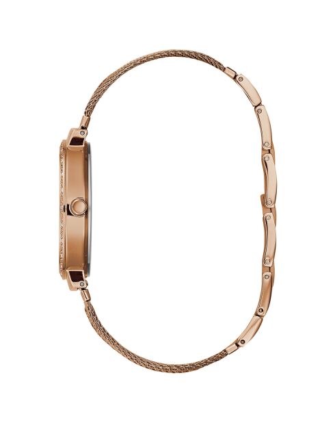 Montre Femme Chiffon en Acier rose doré