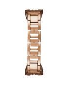 Montre Femme Chiffon en Acier rose doré