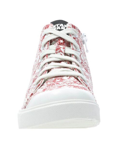 Sneakers en Toile City Orbit rouge/blanc