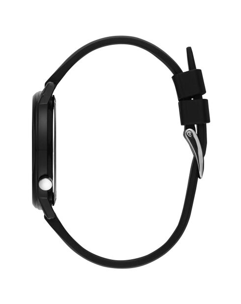 Montre Femme Time To Give en Silicone noire