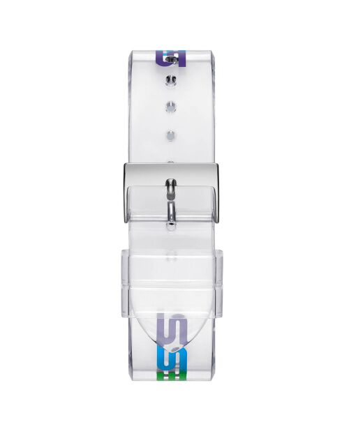 Montre Femme en Silicone X J Balvin transparente/multicolore