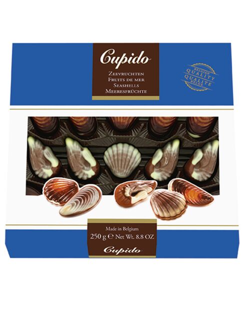 Boîte de Chocolats Fruits de mer praliné Cupido 250 gr