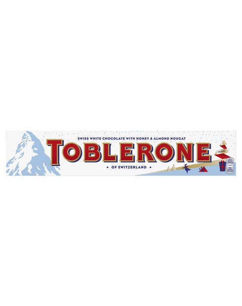 340 g Toblerone-Riegel mit weißer Schokolade