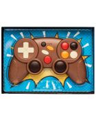 70g verzierter Joystick aus Milchschokolade