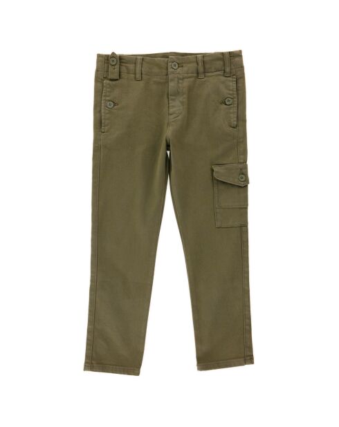 Pantalon chino à poches Army kaki