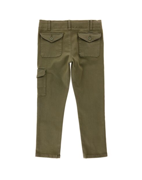 Pantalon chino à poches Army kaki
