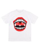 T-Shirt Bouche blanc
