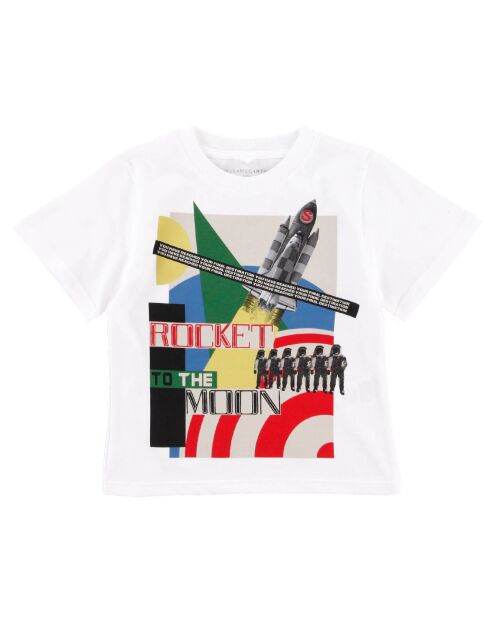 T-Shirt Rocket blanc