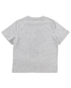 T-Shirt à logo imprimé gris