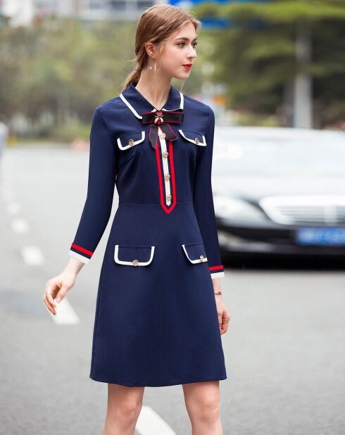 Robe Elliana bleue