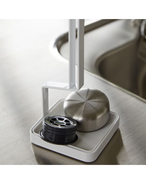 Support de séchage pour bouteille Tower blanc - 10x10x30 cm