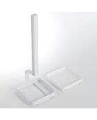 Support de séchage pour bouteille Tower blanc - 10x10x30 cm