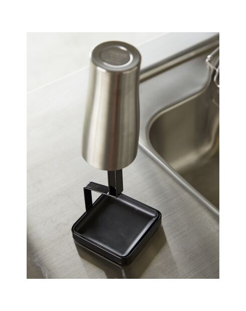 Supporto per asciugabottiglie Tower nero - 10x10x30 cm