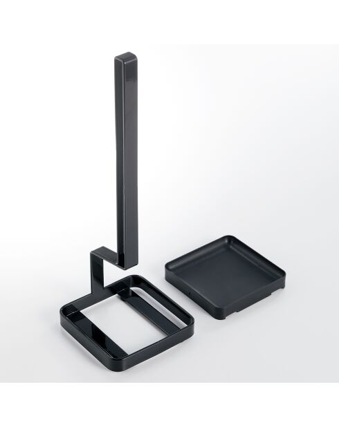 Supporto per asciugabottiglie Tower nero - 10x10x30 cm
