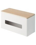 2-in-1 tissuedoos Rin wit - 26x11x14 cm