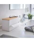 2-in-1 tissuedoos Rin wit - 26x11x14 cm