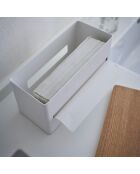 2-in-1 tissuedoos Rin wit - 26x11x14 cm