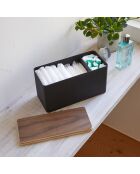 Black Rin opbergdoos - 23x10,5x14 cm