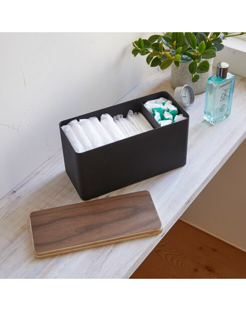 Black Rin opbergdoos - 23x10,5x14 cm