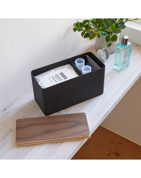 Black Rin opbergdoos - 23x10,5x14 cm