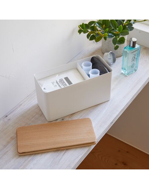 White Rin opbergdoos - 23x10,5x14 cm