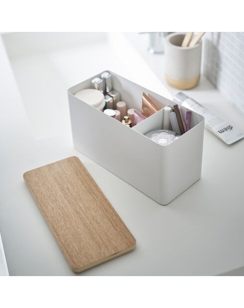 White Rin opbergdoos - 23x10,5x14 cm