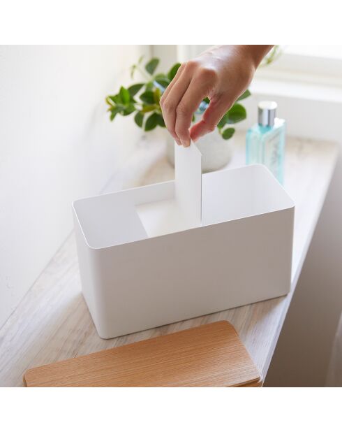 White Rin opbergdoos - 23x10,5x14 cm