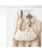 Porte-manteaux crochet de porte Smart blanc - 30x7x6 cm