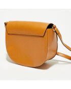 Christian Schultertasche aus kamelfarbenem Leder - 20x16x9 cm